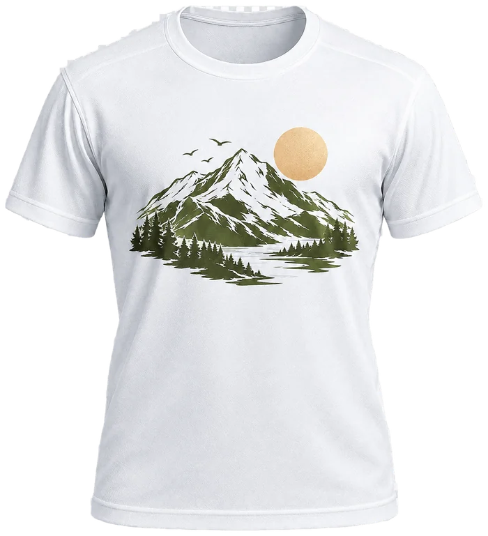T-shirt blanc, exemple Complexe